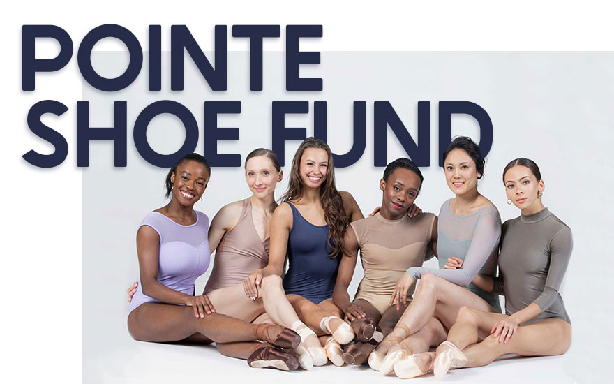 Click here to donate to our Pointe Shoe Fund