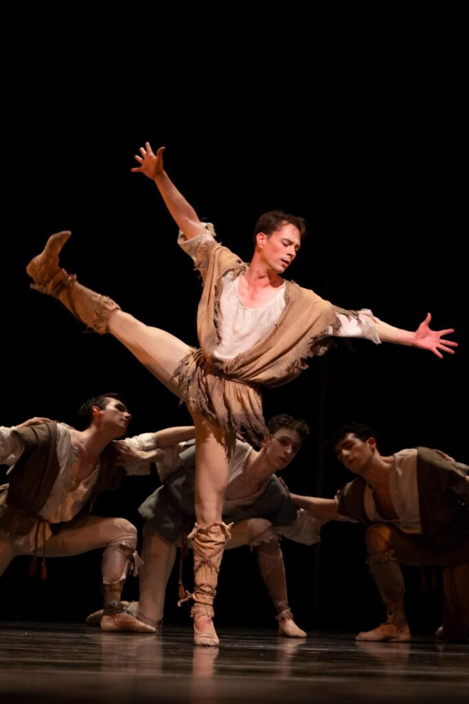 Kyle Davis in Kent Stowell's Carmina Burana. Photo © Angela Sterling.