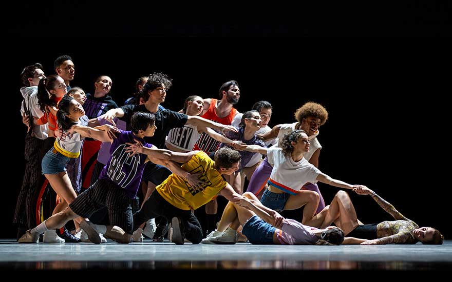 PNB dancers in Justin Peck's The Times Are Racing