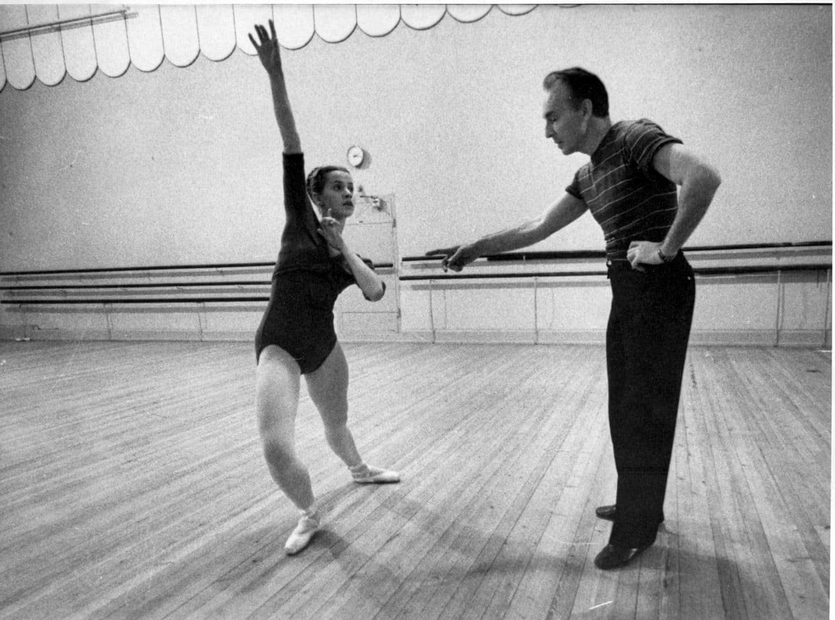 apolloincopenhagen-highres George Balanchine rehearsing Apollo while in Copenhagen.
