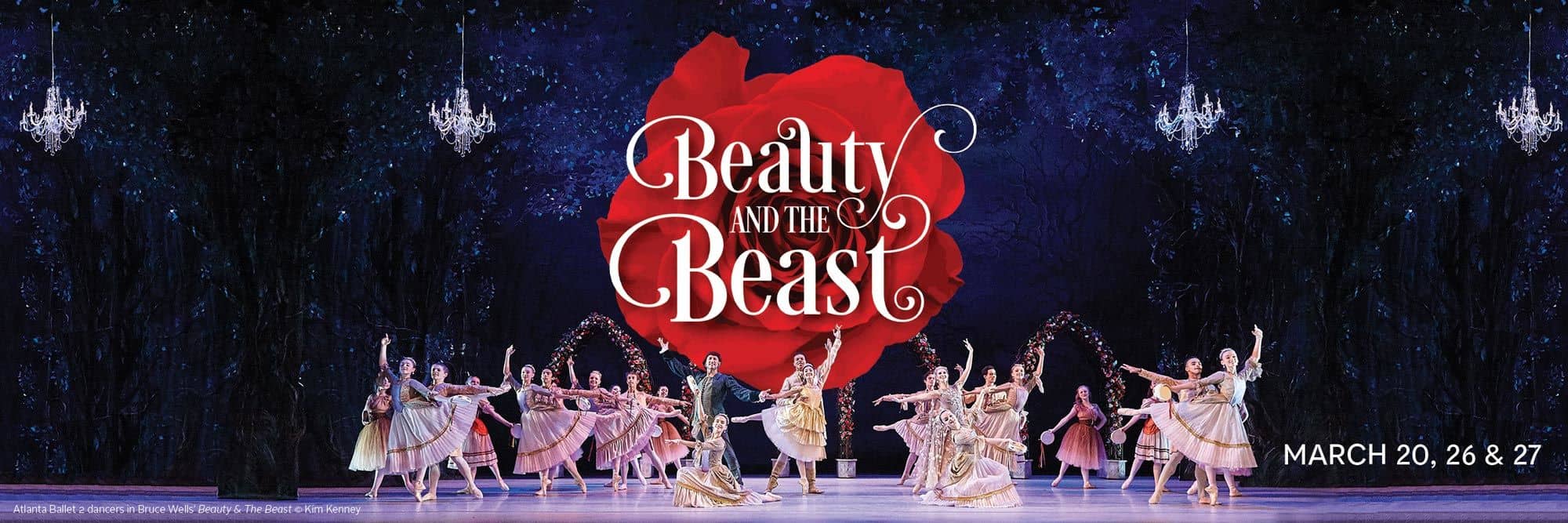 Pacific Northwest Ballet presents Bruce Wells' Beauty and The Beast. March 20, 26, and 27 2022.