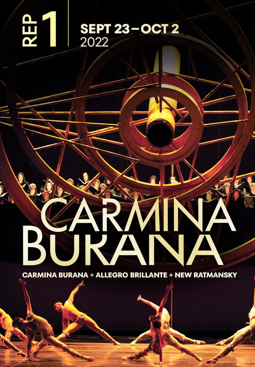 Rep 1: Carmina Burana. September 23-October 2, 2022.